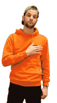 Logo Orange Sticker by C Breton