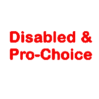 Abortion Disability Sticker