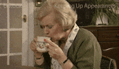 Shocked Hot Tea GIF by britbox