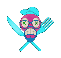 Hungry Party Sticker