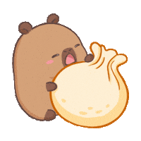 Hungry Capybara Sticker
