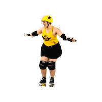 Roller Derby Skate Sticker by Blue Ridge Roller Derby