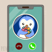 Celebration Calling GIF by Pudgy Penguins