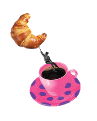 Coffee Croissant Sticker by Fed Square