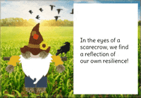 Gnome Scarecrow GIF