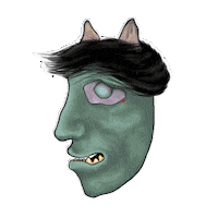 11m1_ari maska hannya elmonari Sticker