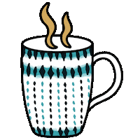 Hoanui_shop coffee tea cup tasse Sticker