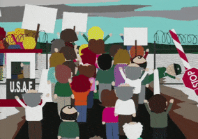 crush mob GIF by South Park 