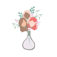 jeniiko girl beauty flower girls Sticker