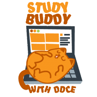Study Buddy Sticker by Division of Diversity and Community Engagement
