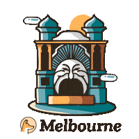Melbourne Estudiar En Australia Sticker by Dingoos Australia