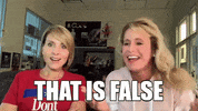 Lies That Is False GIF by Chicks on the Right