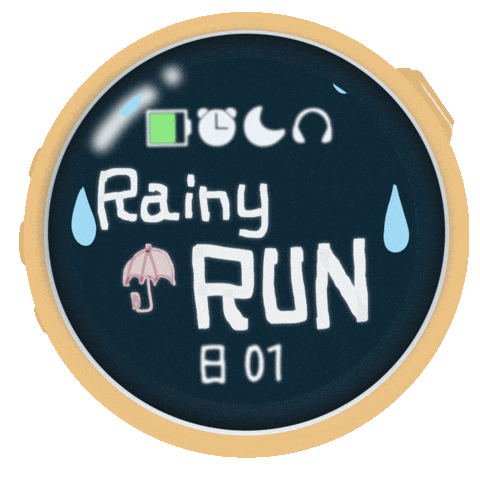 Run Running Sticker