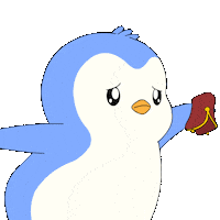 No Money Sticker by Pudgy Penguins