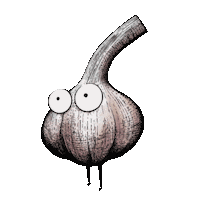 Garlic Sticker by Bushel & Peck