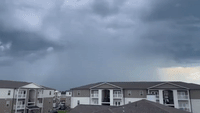 Lightning Flashes as Thunderstorm Hits South Carolina