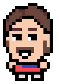 Pixel Working Out Sticker