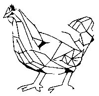 annies-style music animal chicken musik Sticker