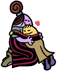 Heart Hug Sticker by Ruppert Tellac
