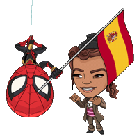 Spain Mj Sticker by Spider-Man