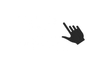 ThinkBigStudios hand tap finger tap here Sticker