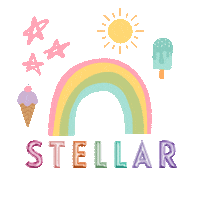 Ice Cream Summer Sticker by StellarCreations