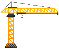 Construction Crane Sticker by VOLTUS