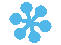 Snow Snowflake Sticker by WinterKids