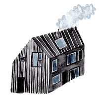 Home Holzhaus Sticker by gretasschwester