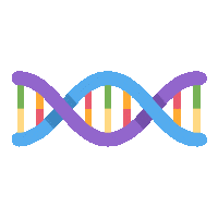 emojivid emoji science bio dna Sticker