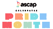 Music Note Pride Sticker by ASCAP