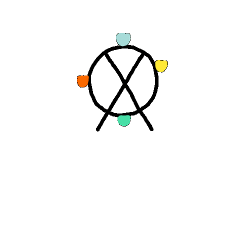 amusement park ride Sticker by Jess Smart Smiley