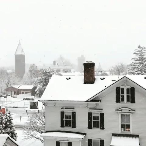 Spring Snow Falls Across Northern New Jersey