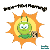 Coffee Sun Sticker by VeeFriends