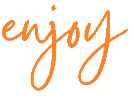 Enjoy Calligraphy Sticker by Corinne Wallington Social