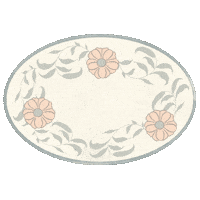 Vintage Flower Sticker
