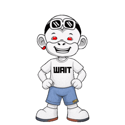 Wait What Waiting Sticker by Zhot