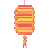 Chinese Lantern Good Luck Sticker by Chinatown London
