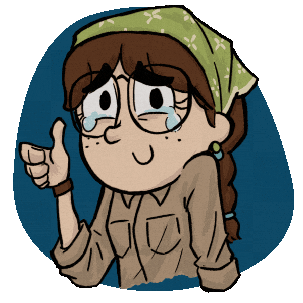 Everything Is Fine Cry Sticker by Pepper Steps