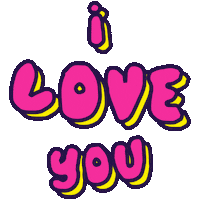 I Love You Heart Sticker
