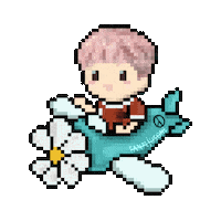 Pixel Travel Sticker