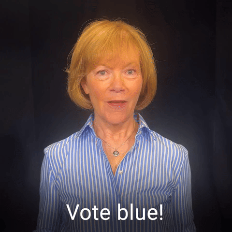 Vote blue!