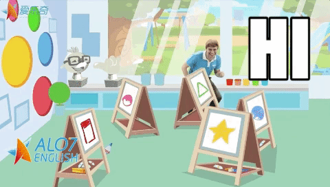 alo7 english total physical response GIF by ALO7.com