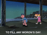 hey arnold nicksplat GIF