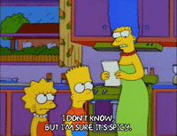 bart simpson apu's mother GIF
