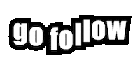 Follow Sticker by cam/b - the photo brothers