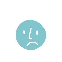 angelrdrgz sad blue face tired Sticker