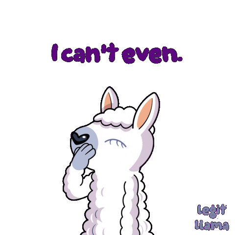 Sheep I Cant Even Sticker by VeeFriends