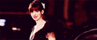 Anne Hathaway Wink GIF