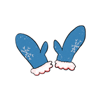 HandmadeinNorway winter ice cold hands Sticker